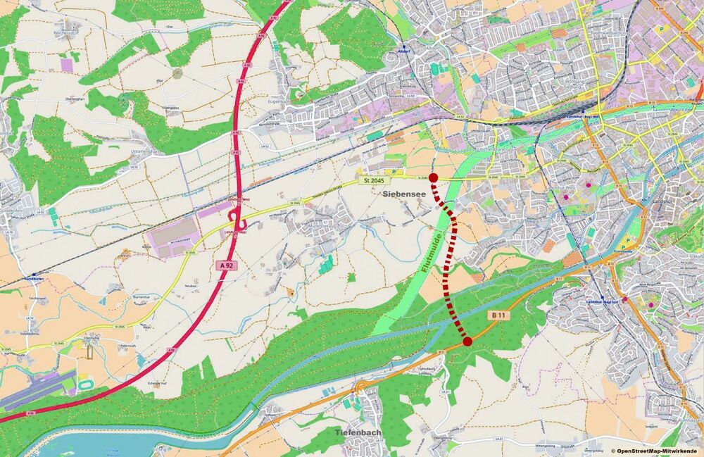 Westtangente Landshut Variante 7